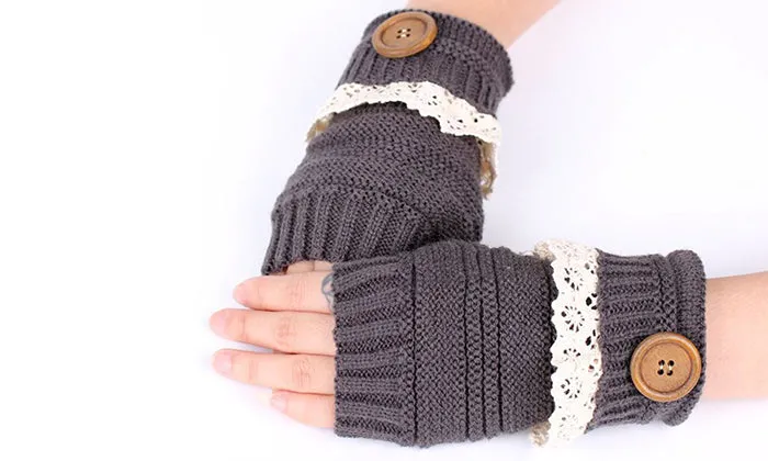 7 Colors : Trendy Warm Fingerless Mittens