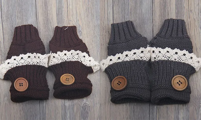 7 Colors : Trendy Warm Fingerless Mittens