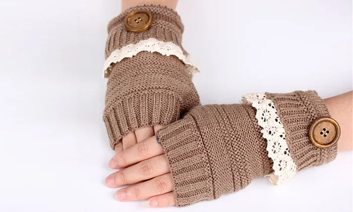 7 Colors : Trendy Warm Fingerless Mittens