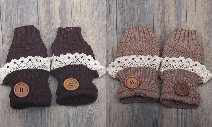7 Colors : Trendy Warm Fingerless Mittens