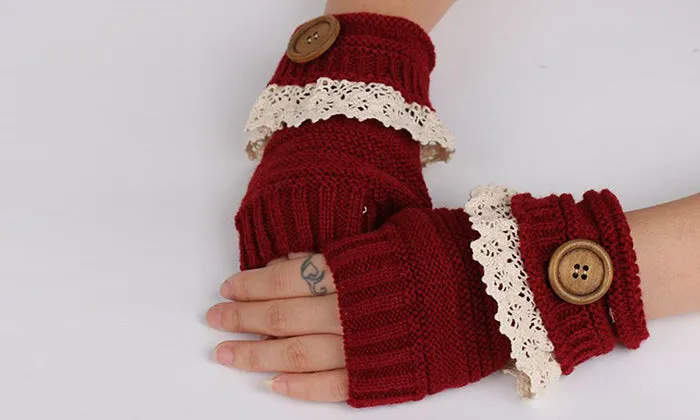7 Colors : Trendy Warm Fingerless Mittens