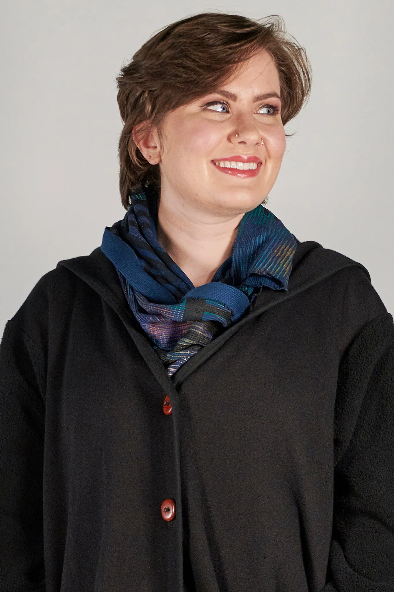 8001 Thermal Scarf Studio Blue-P