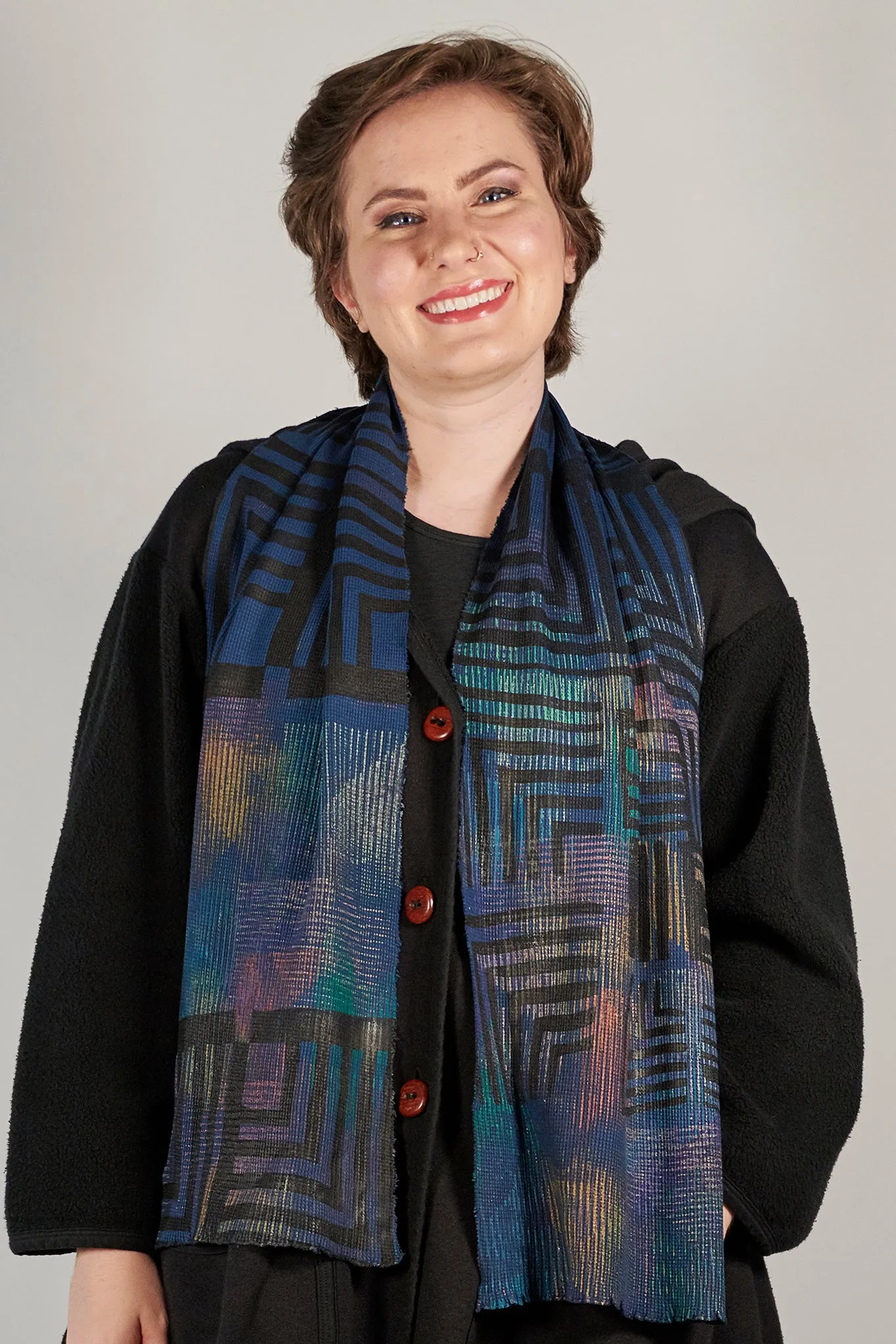 8001 Thermal Scarf Studio Blue-P