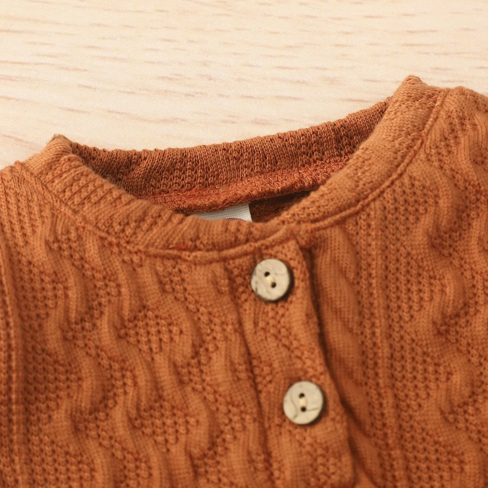 Adorable Baby Girl 2 PC Knit Romper