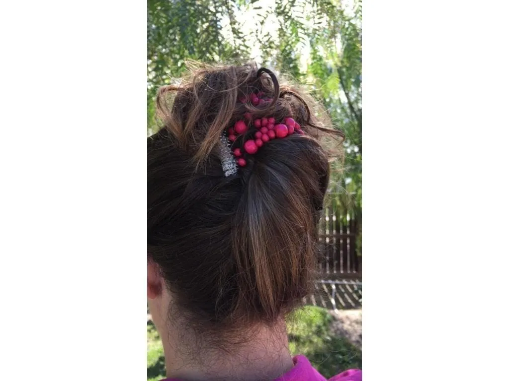African Butterfly Wire Hair Clip - 7 Tong 509