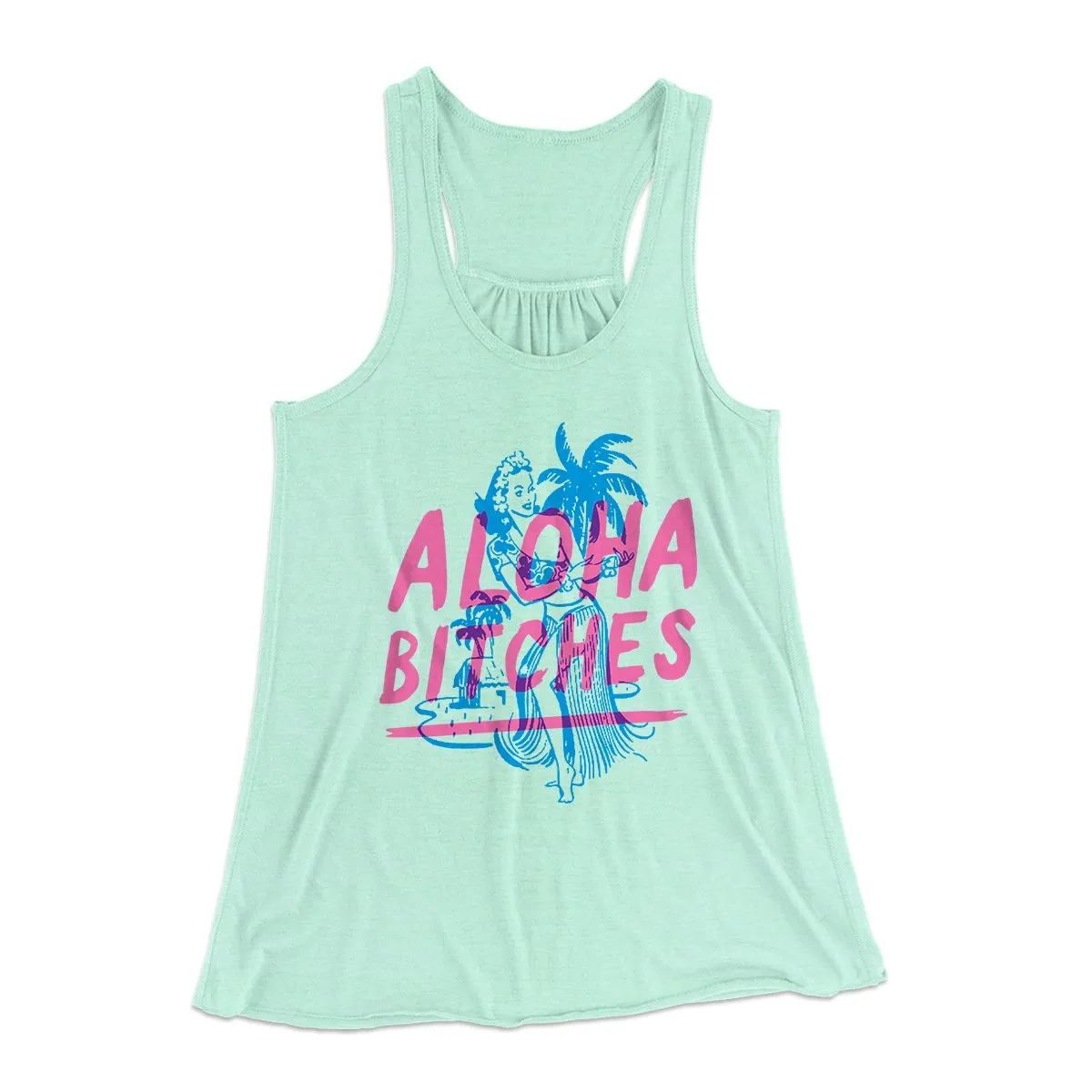 Aloha Bitches Women's Flowey Tank Top