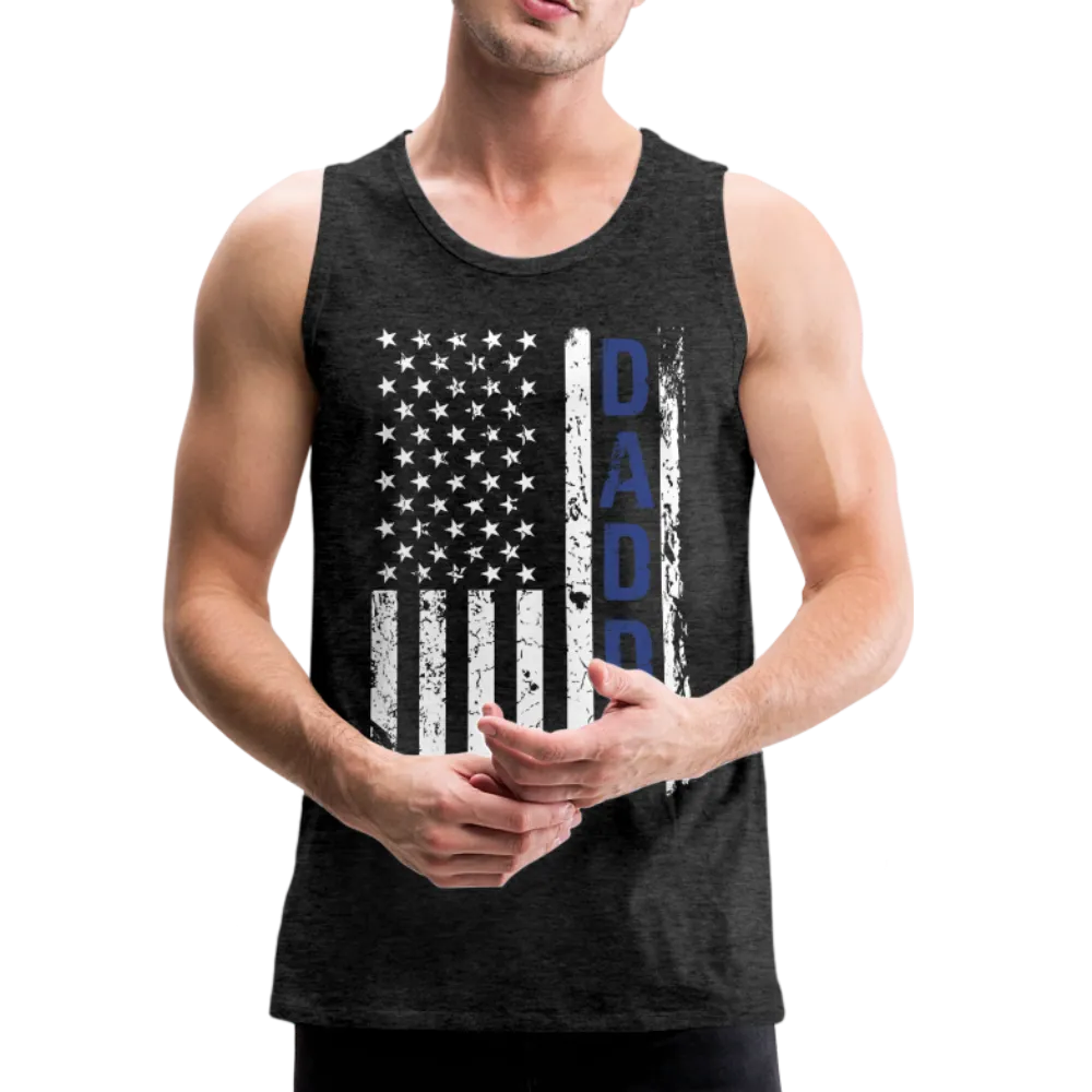 American Flag Daddy Men’s Premium Tank