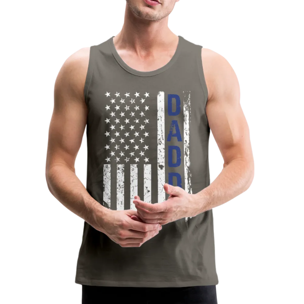 American Flag Daddy Men’s Premium Tank