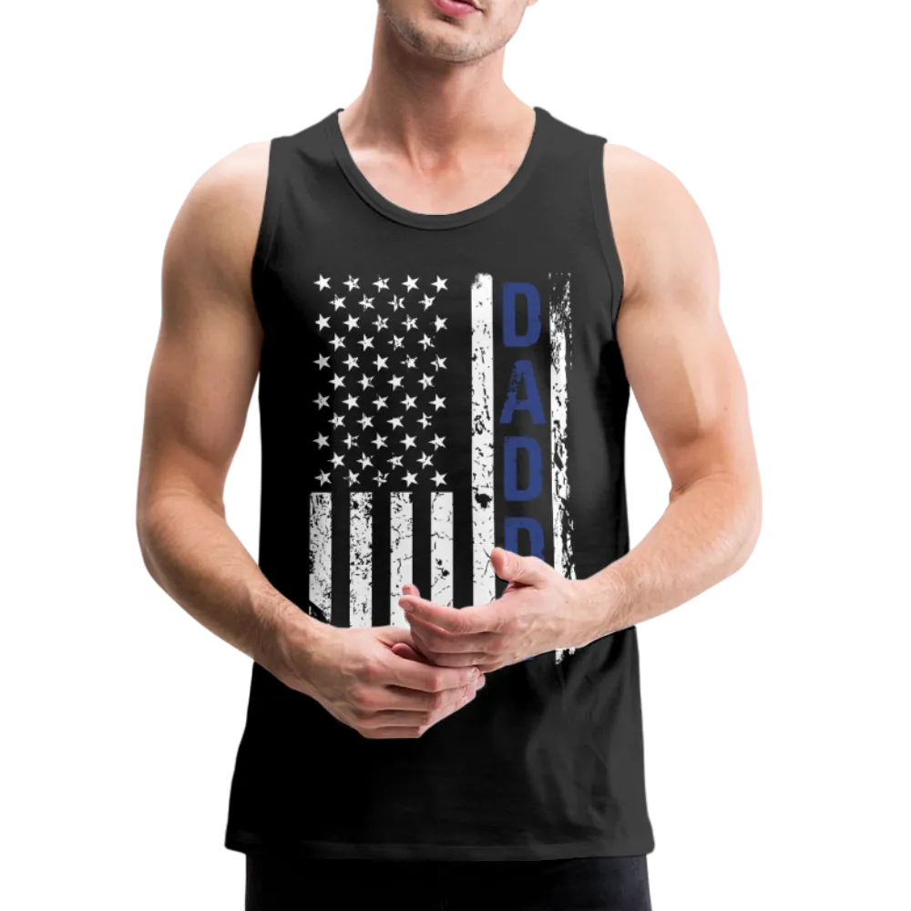 American Flag Daddy Men’s Premium Tank