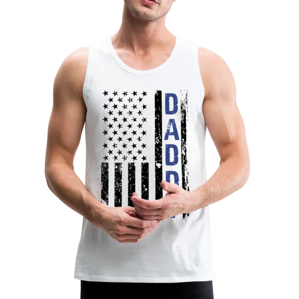 American Flag Daddy Men’s Premium Tank