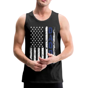 American Flag Daddy Men’s Premium Tank