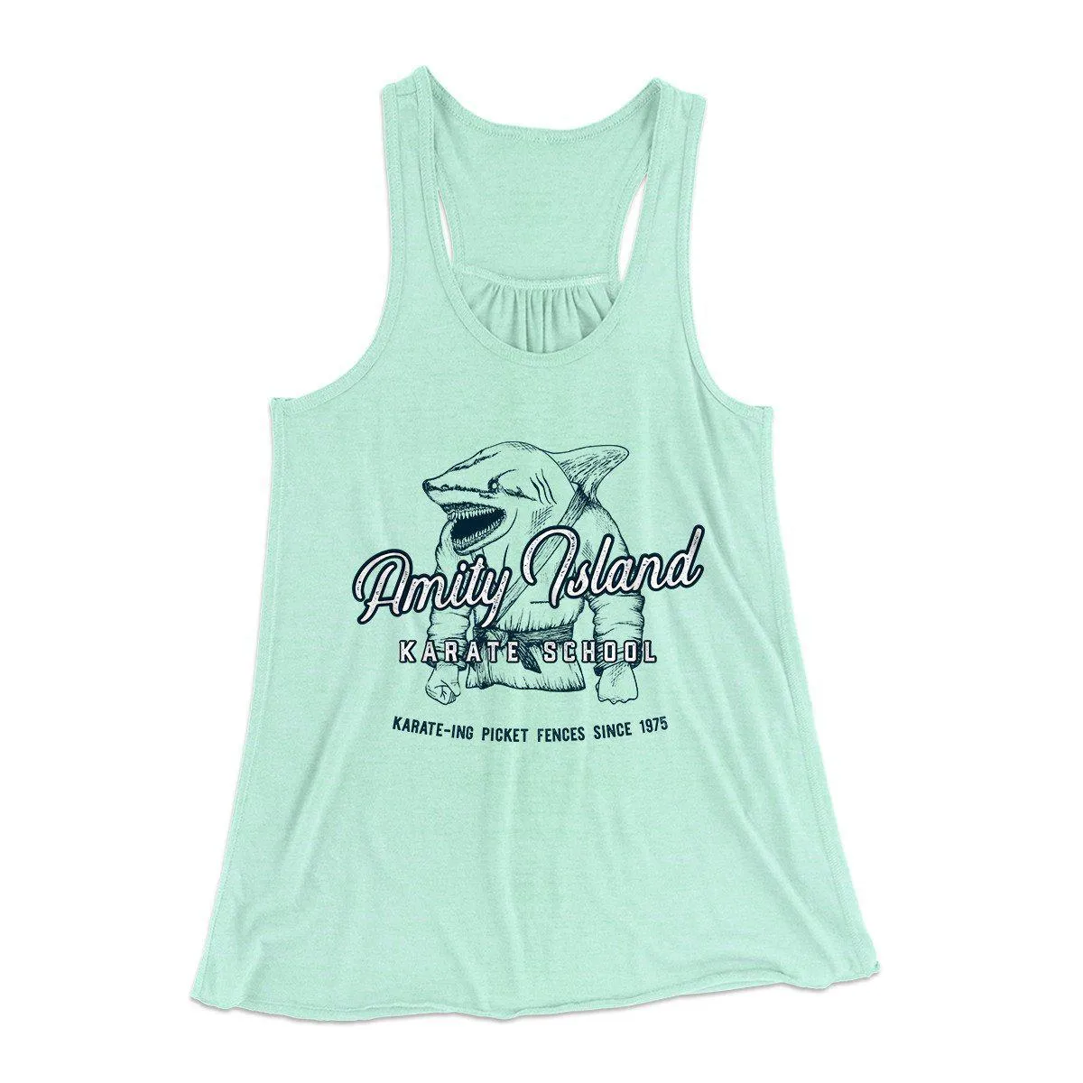 Amity Island Karate School Women's Flowey Tank Top