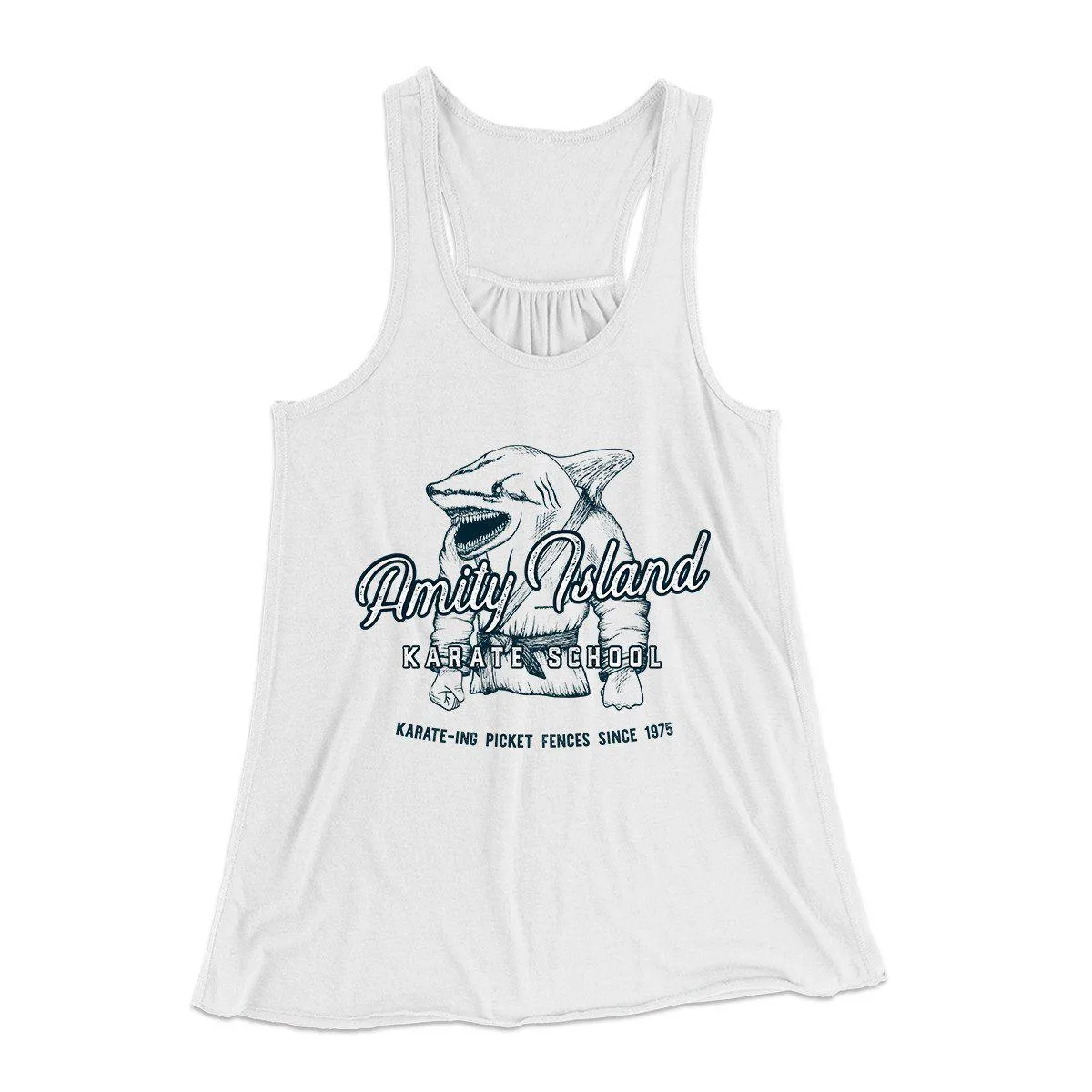 Amity Island Karate School Women's Flowey Tank Top
