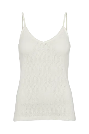 Ana Strap top - White Swan