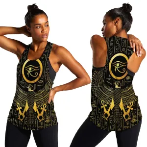 Ancient Egyptian Women Racerback Tank Horus Falcon God LT15