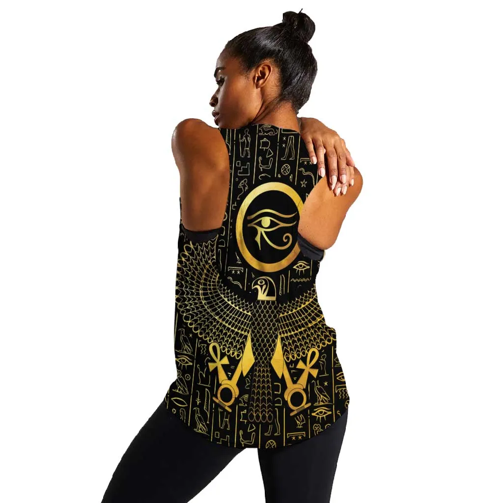 Ancient Egyptian Women Racerback Tank Horus Falcon God LT15