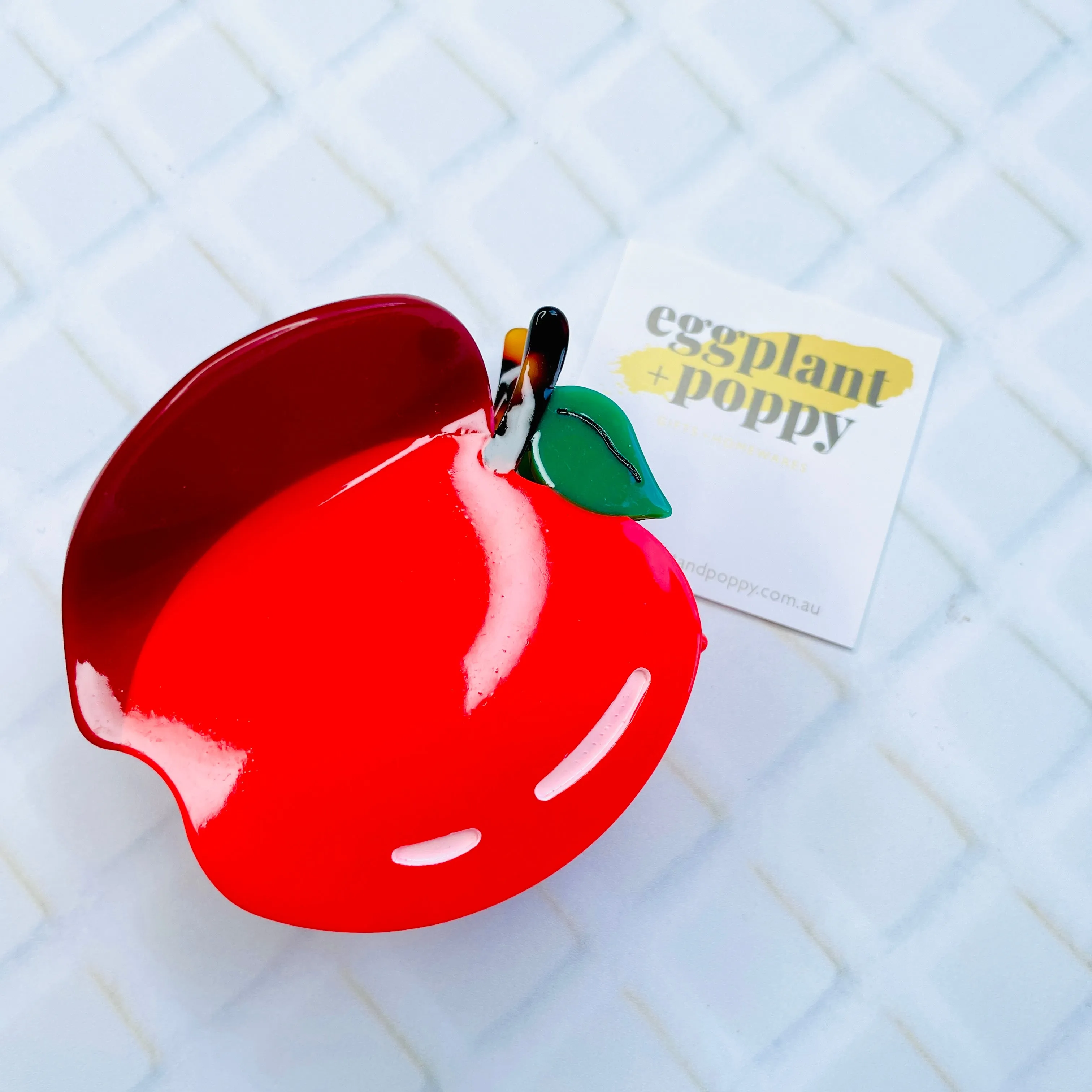 Apple Hair Clip