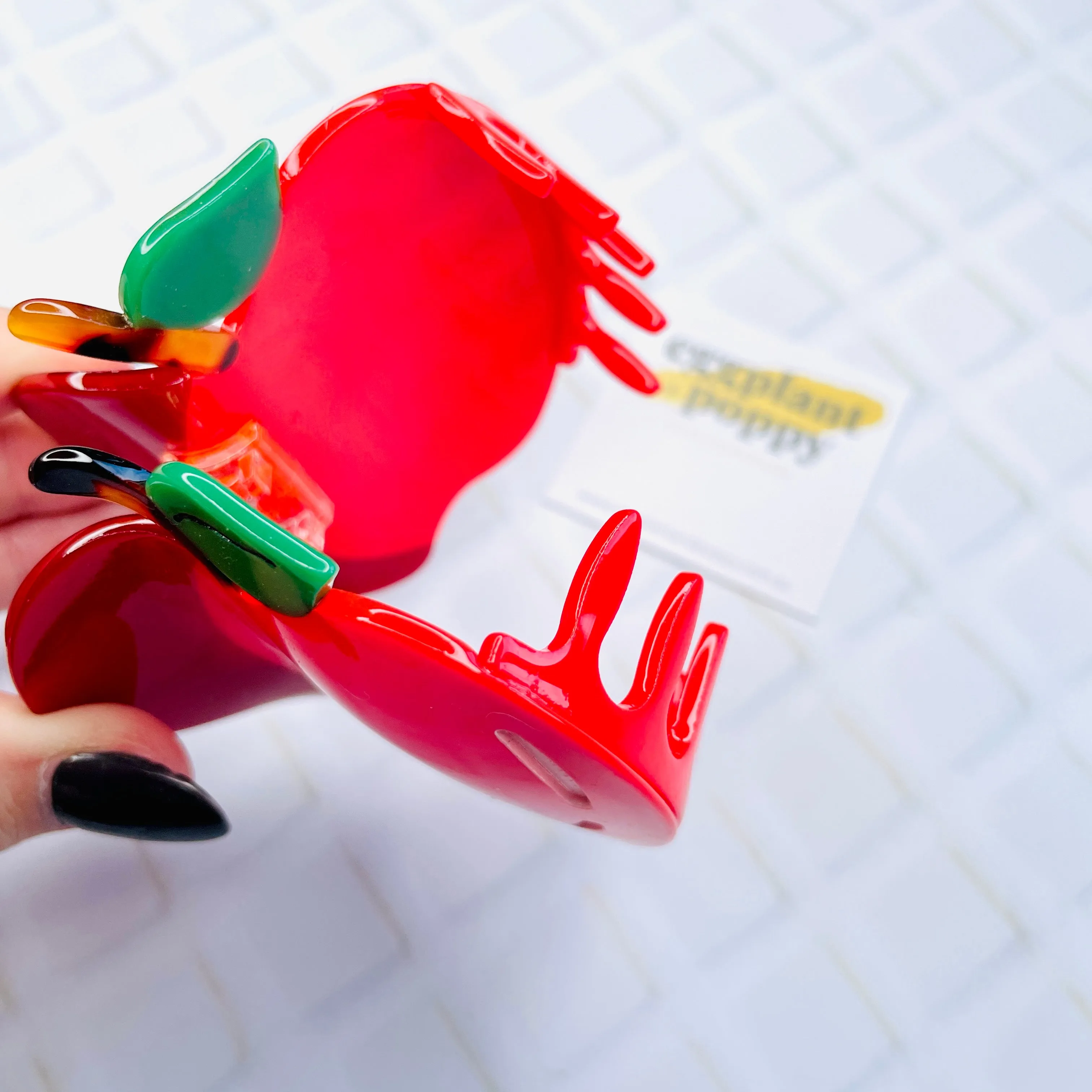 Apple Hair Clip
