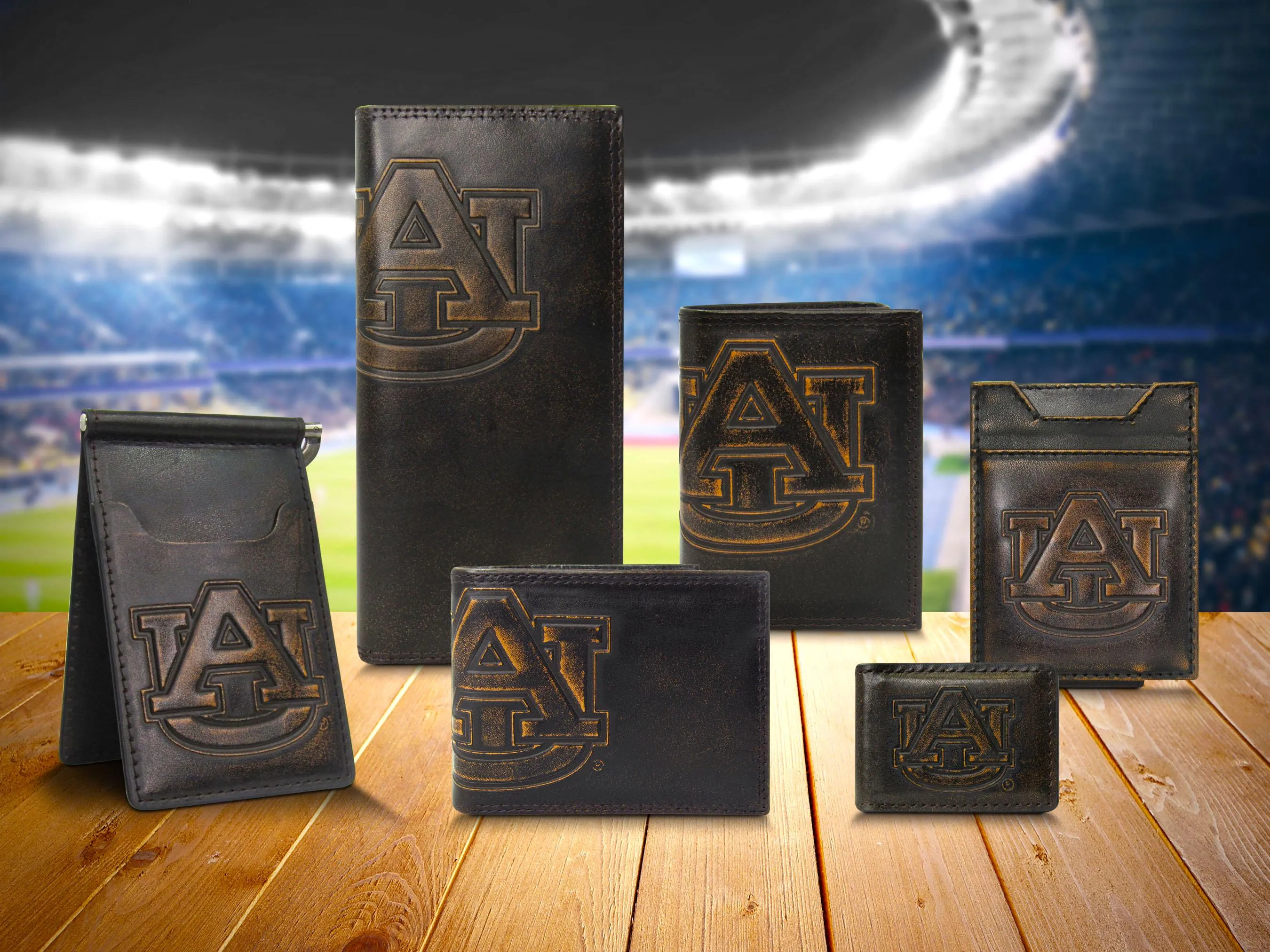Auburn Tigers Men's Braided Leather Belt. Auburn Gift. Tigers Belt. War Eagle. Brown Braided Full Grain Finish With Metal Emblem Conchos.