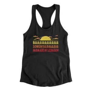 Baaasowenyaaamamabeatesbabah Women's Racerback Tank