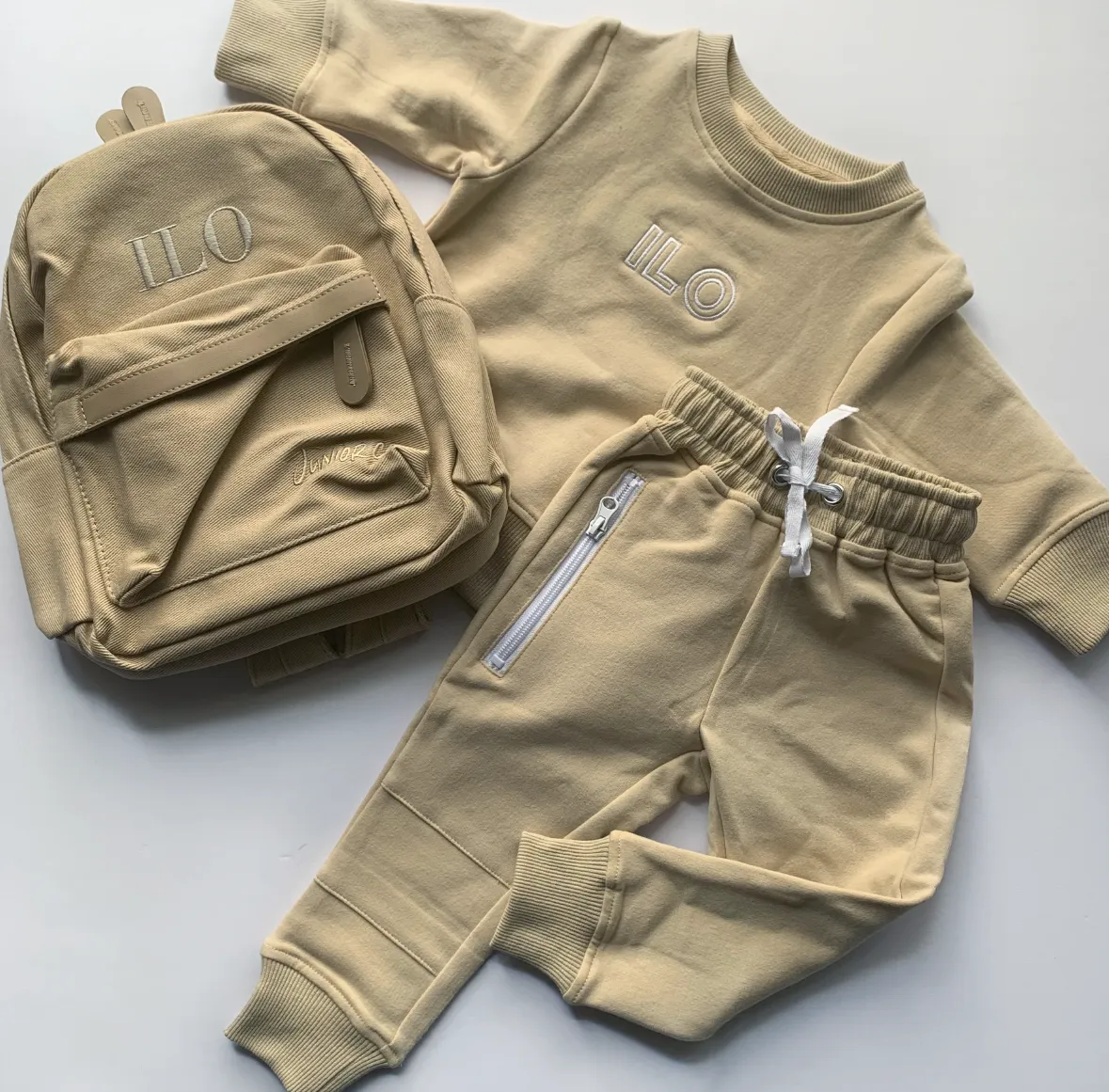 Baby Tracksuit Sets for Cozy Cuteness! - Sand