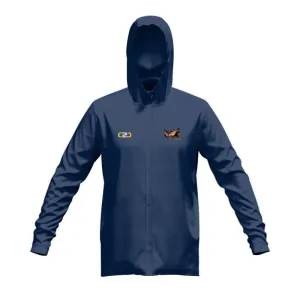 Balmain Wolverines Glide SlimFit HP Tech Zip Hoodie Navy