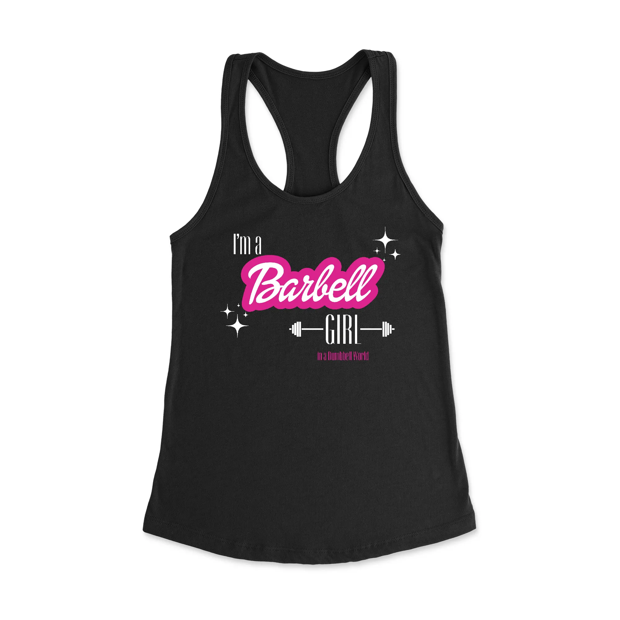 Barbell Girl Racerback Tank Top