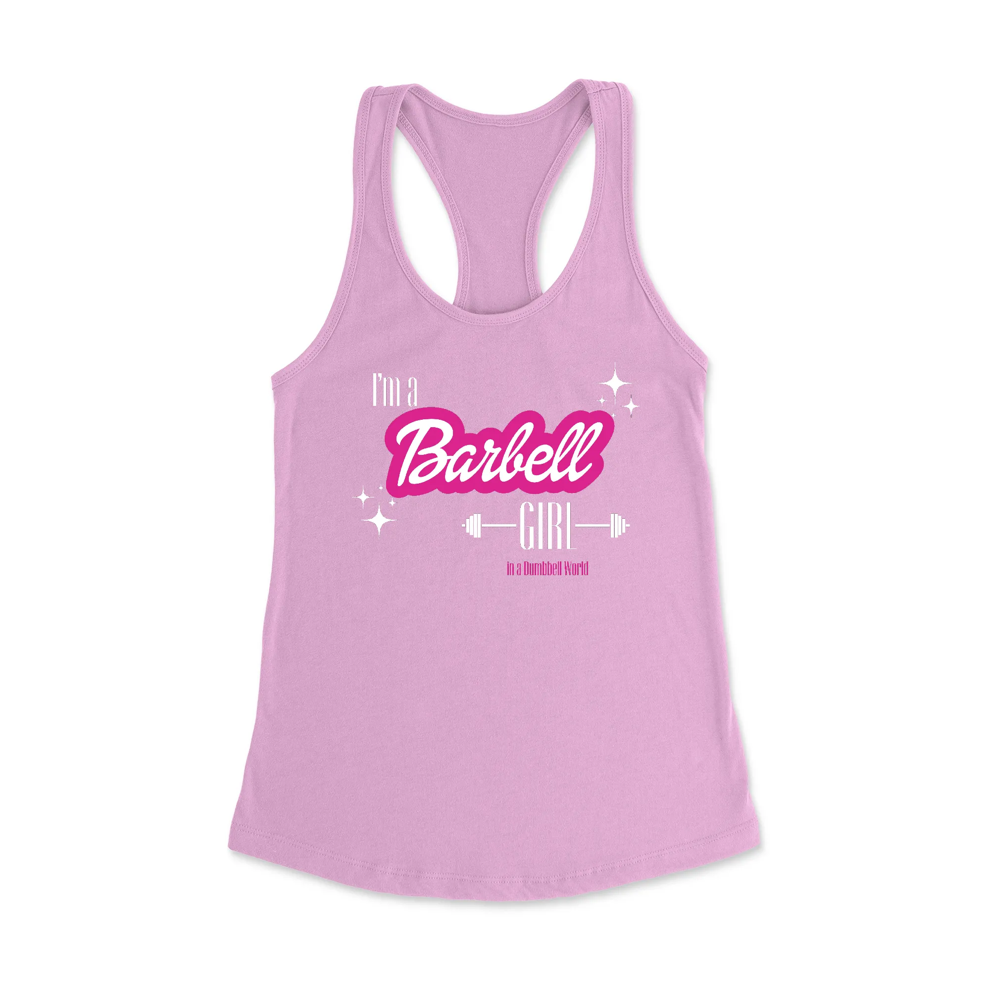 Barbell Girl Racerback Tank Top