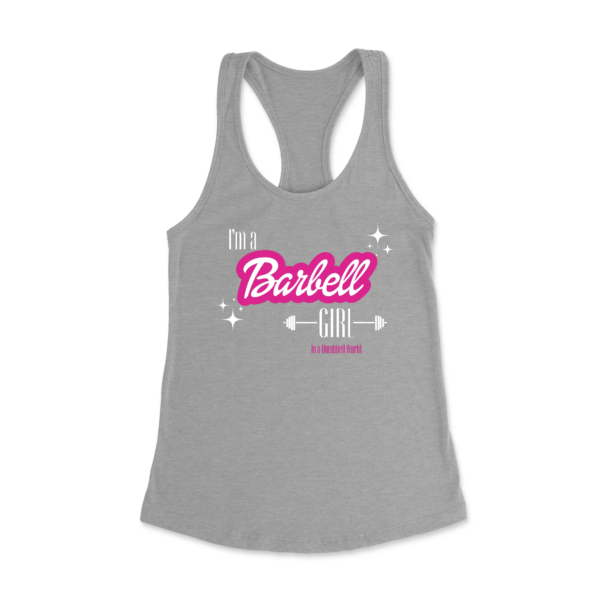Barbell Girl Racerback Tank Top