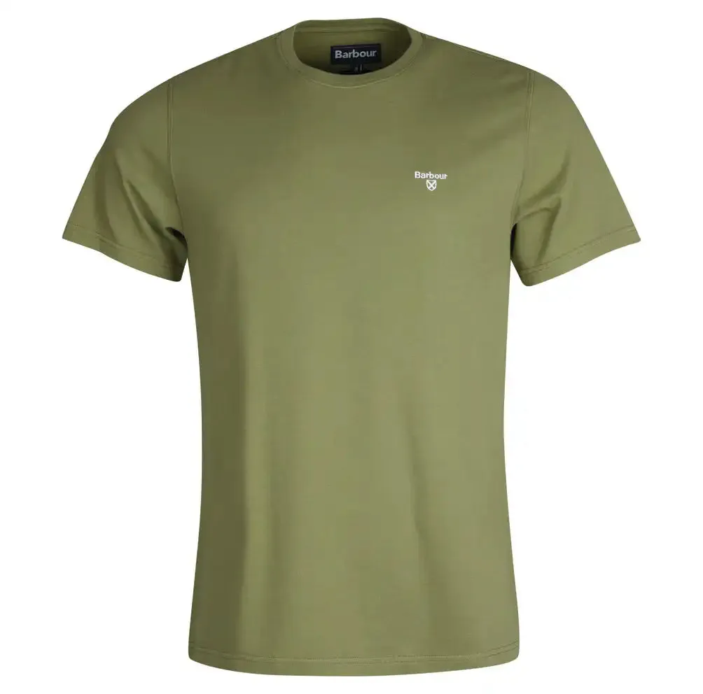 Barbour Men's Essential Sports T-Shirt Burnt Olive