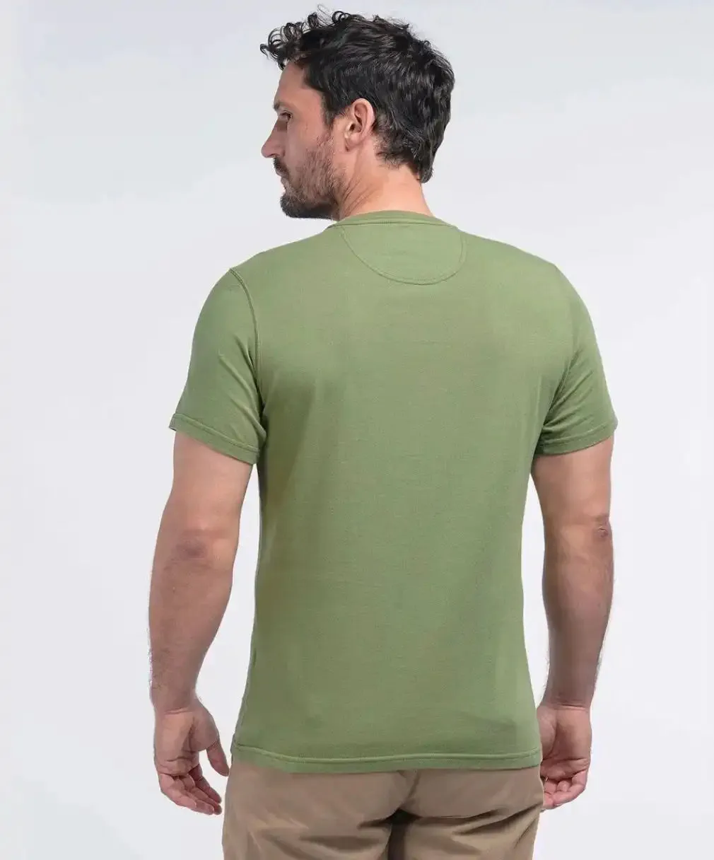 Barbour Men's Essential Sports T-Shirt Burnt Olive