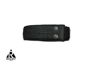 Belt "Black Leather Crosses"