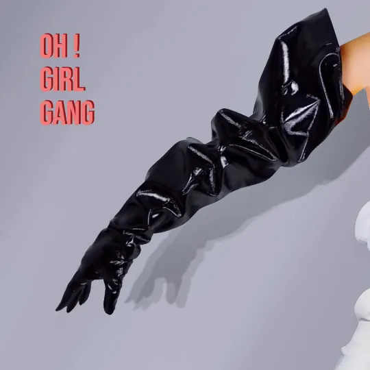 Big Puff statement gloves, Oversized