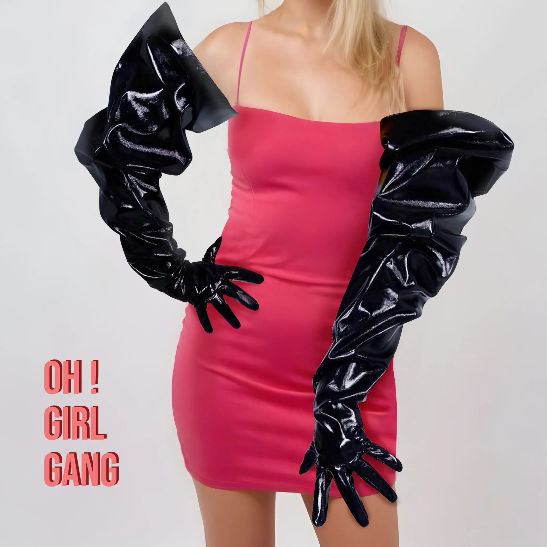 Big Puff statement gloves, Oversized