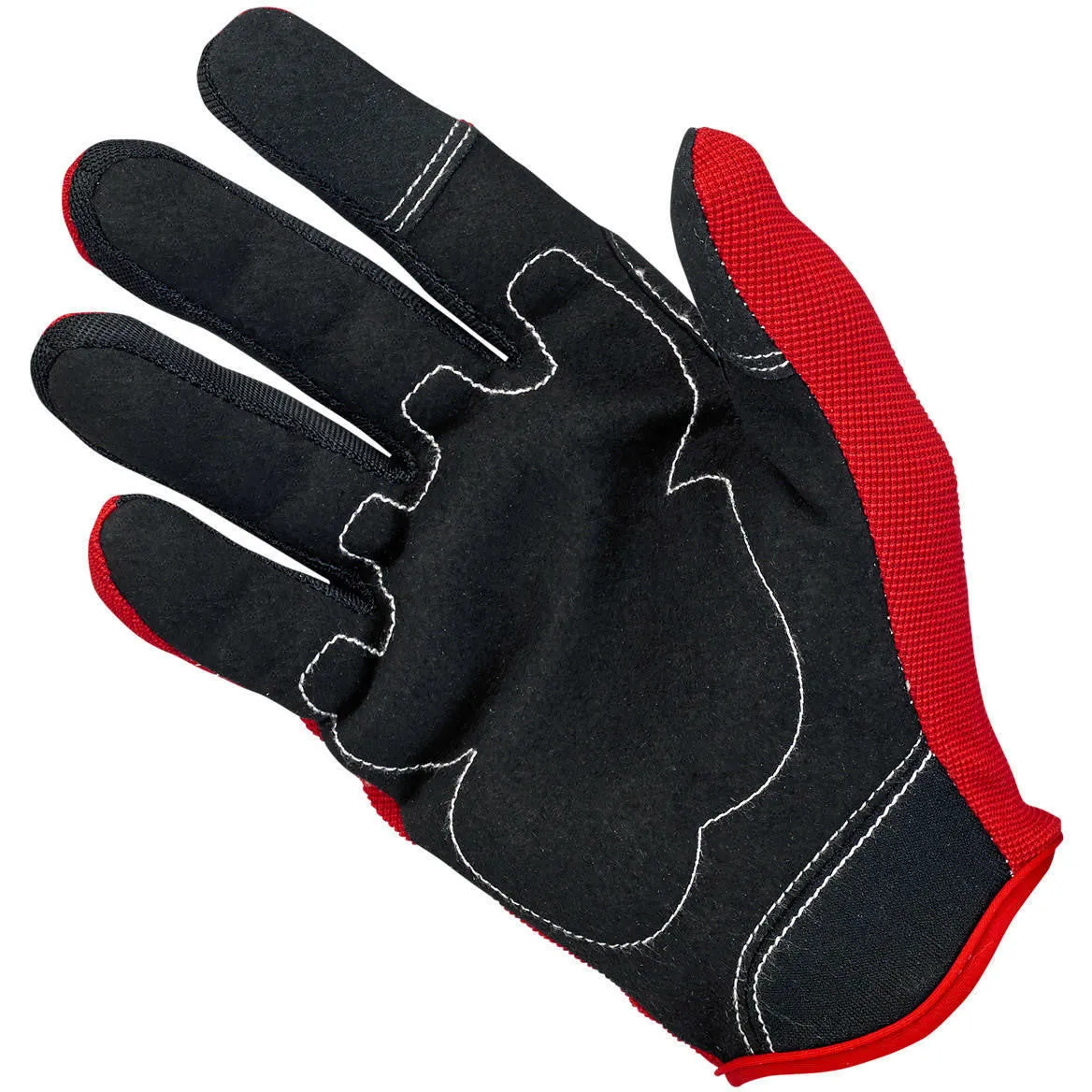 Biltwell - Moto Gloves - Red/Black/White