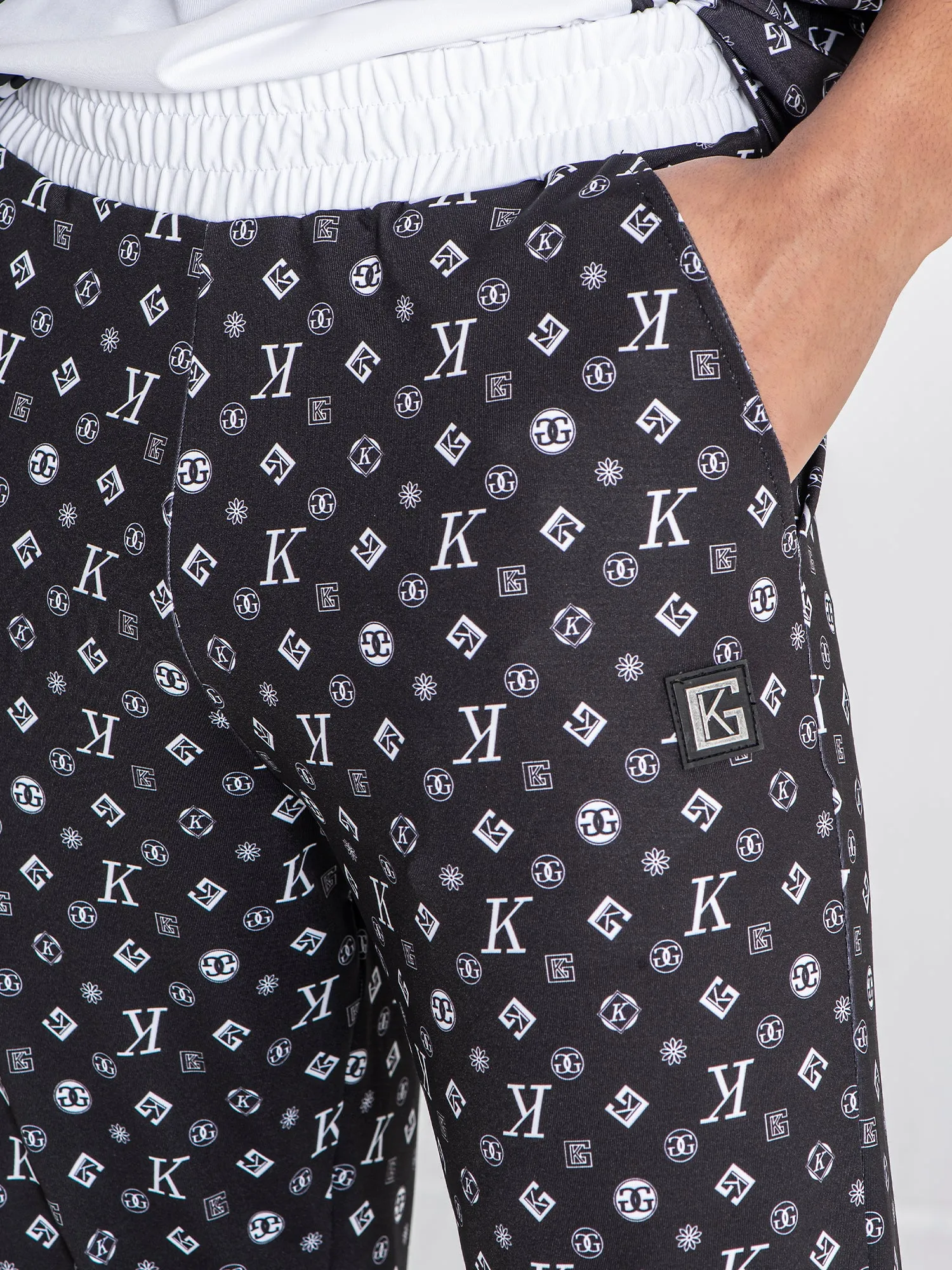 Black Attitude Joggers