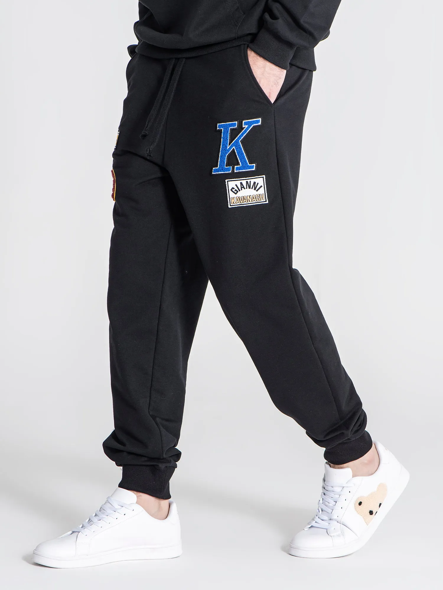 Black Collage Joggers
