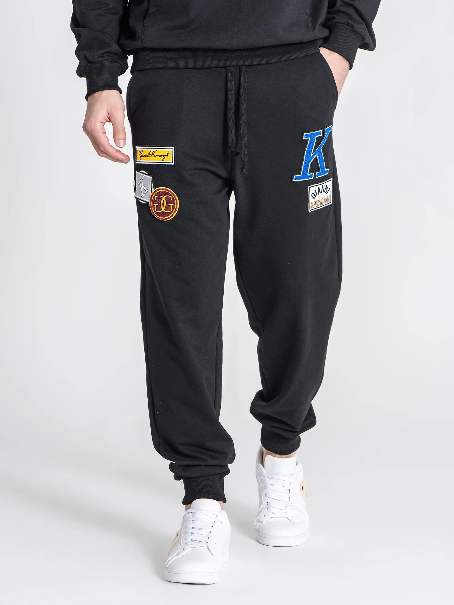 Black Collage Joggers