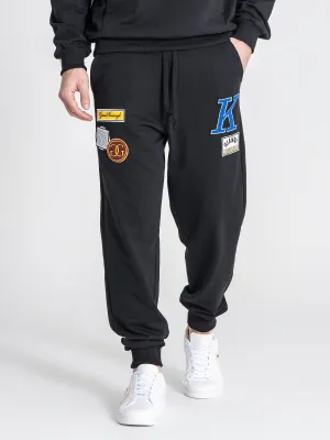 Black Collage Joggers