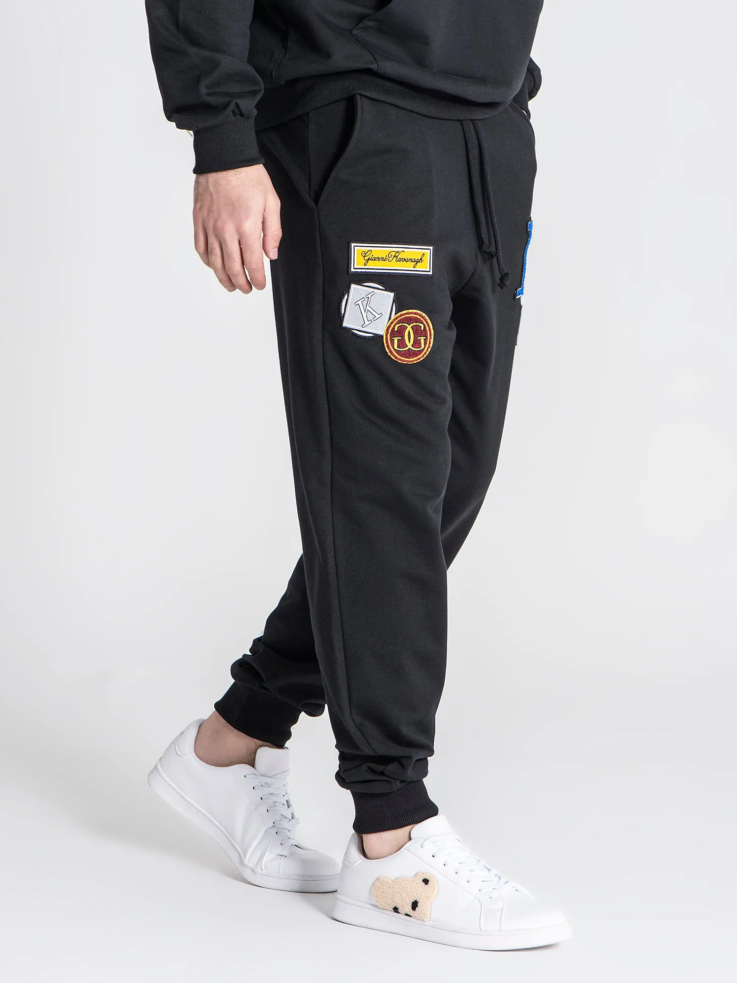 Black Collage Joggers