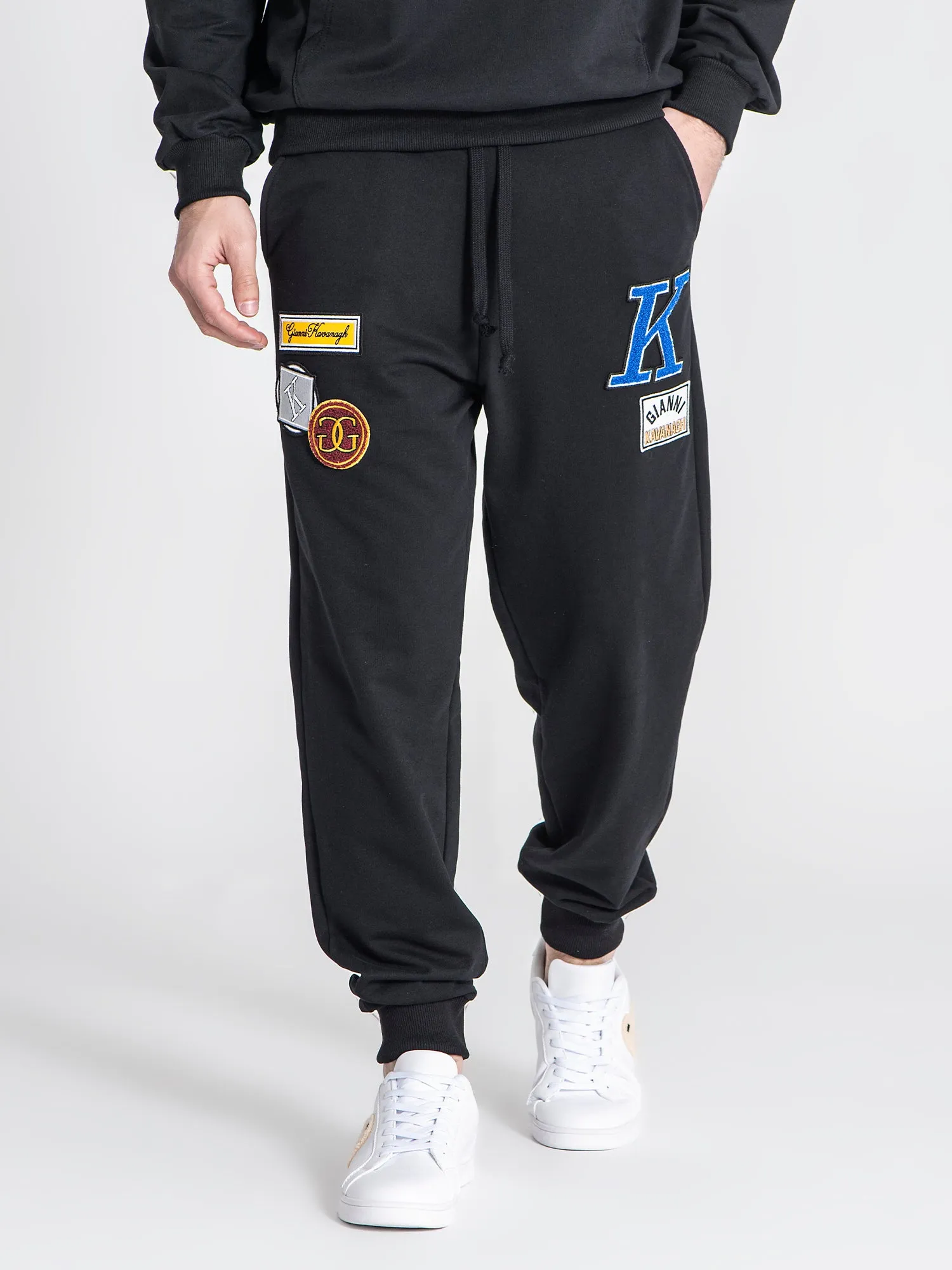 Black Collage Joggers
