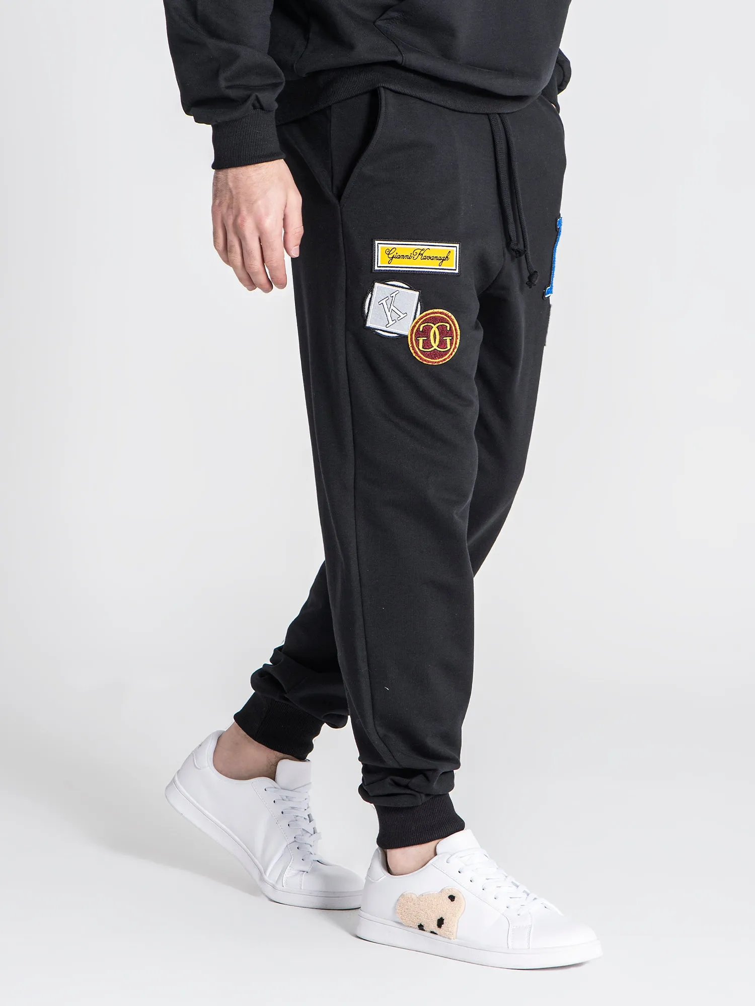 Black Collage Joggers