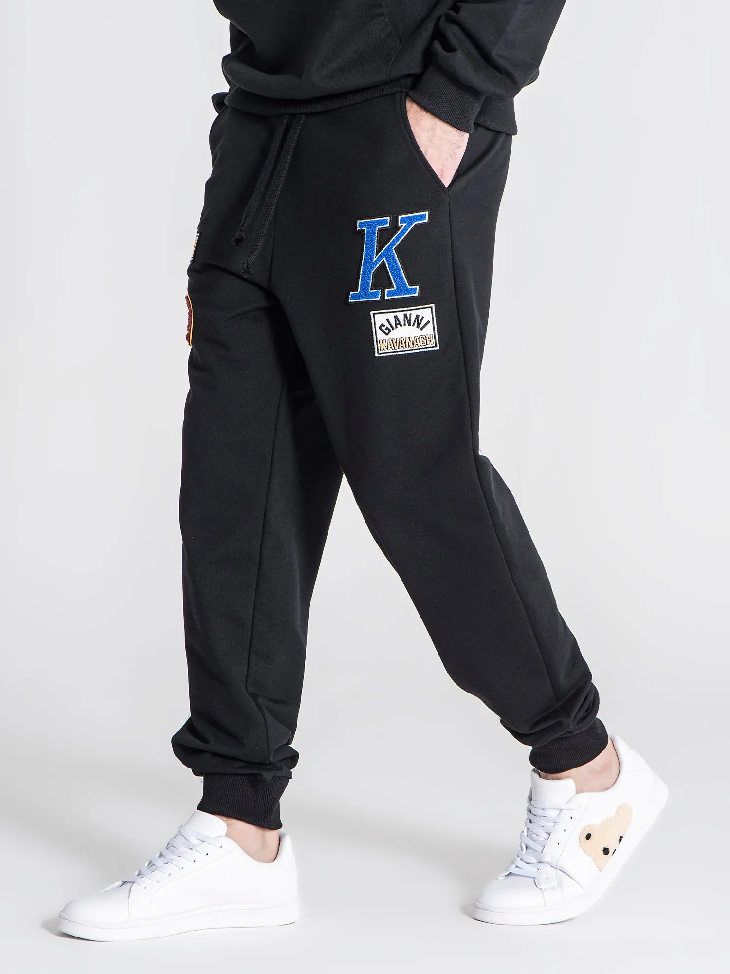 Black Collage Joggers