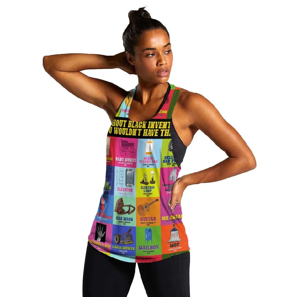 Black Inventions Women Racerback Tank African-American Inventors DT02