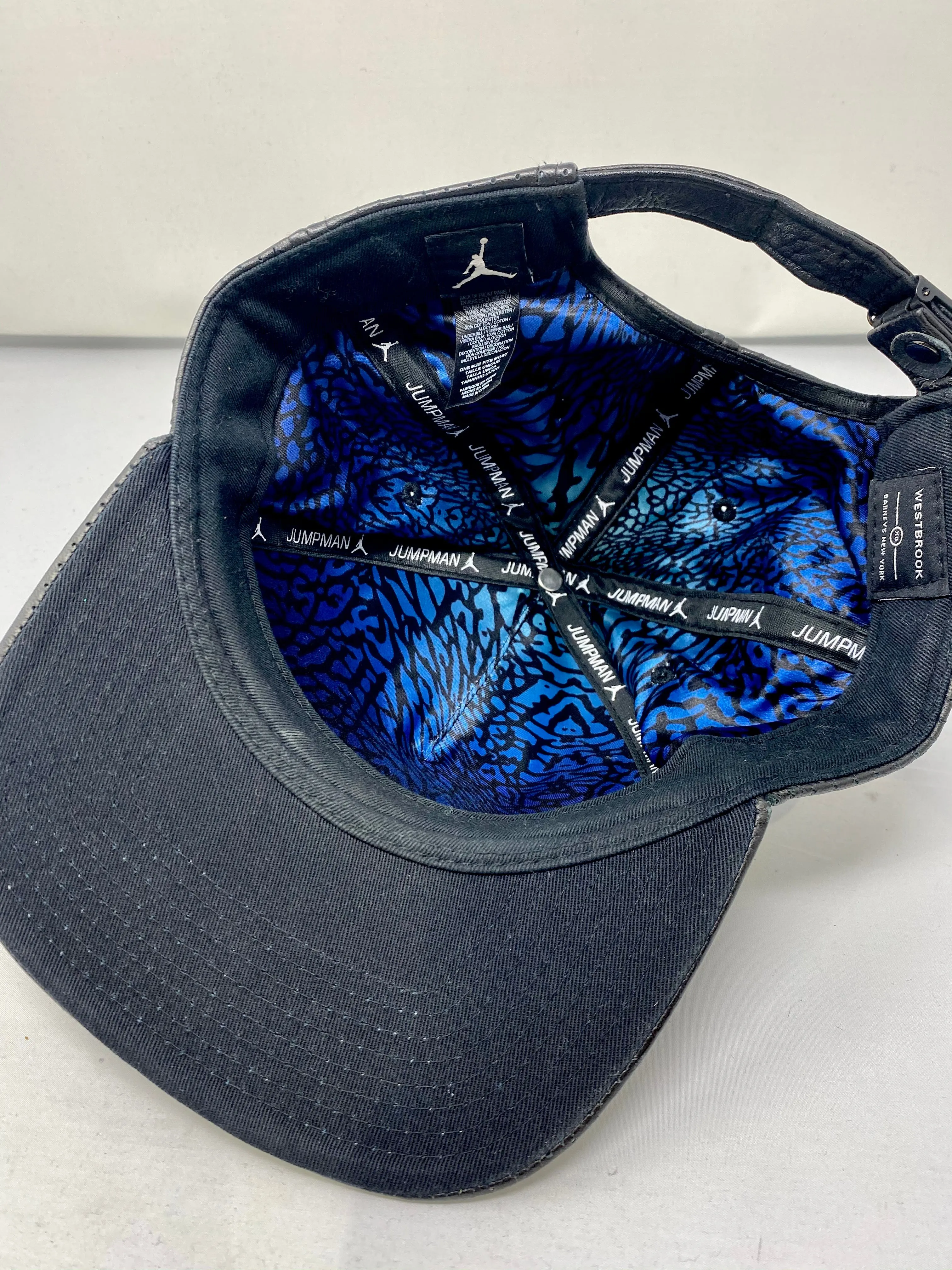 Black Leather Westbrook/BARNEYS NY Hat