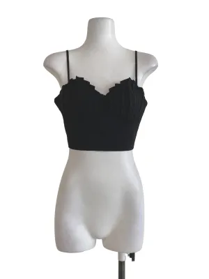 Black Plain Tank Top