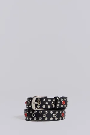Black Starstud Belt