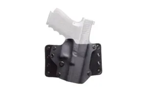 BLACKPOINT LEATHER WING FOR OWB HOLSTER FOR GLOCK 17 RH BLK