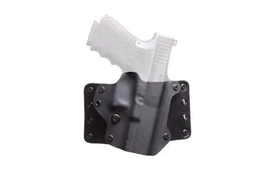 BLACKPOINT LEATHER WING FOR OWB HOLSTER FOR GLOCK 17 RH BLK