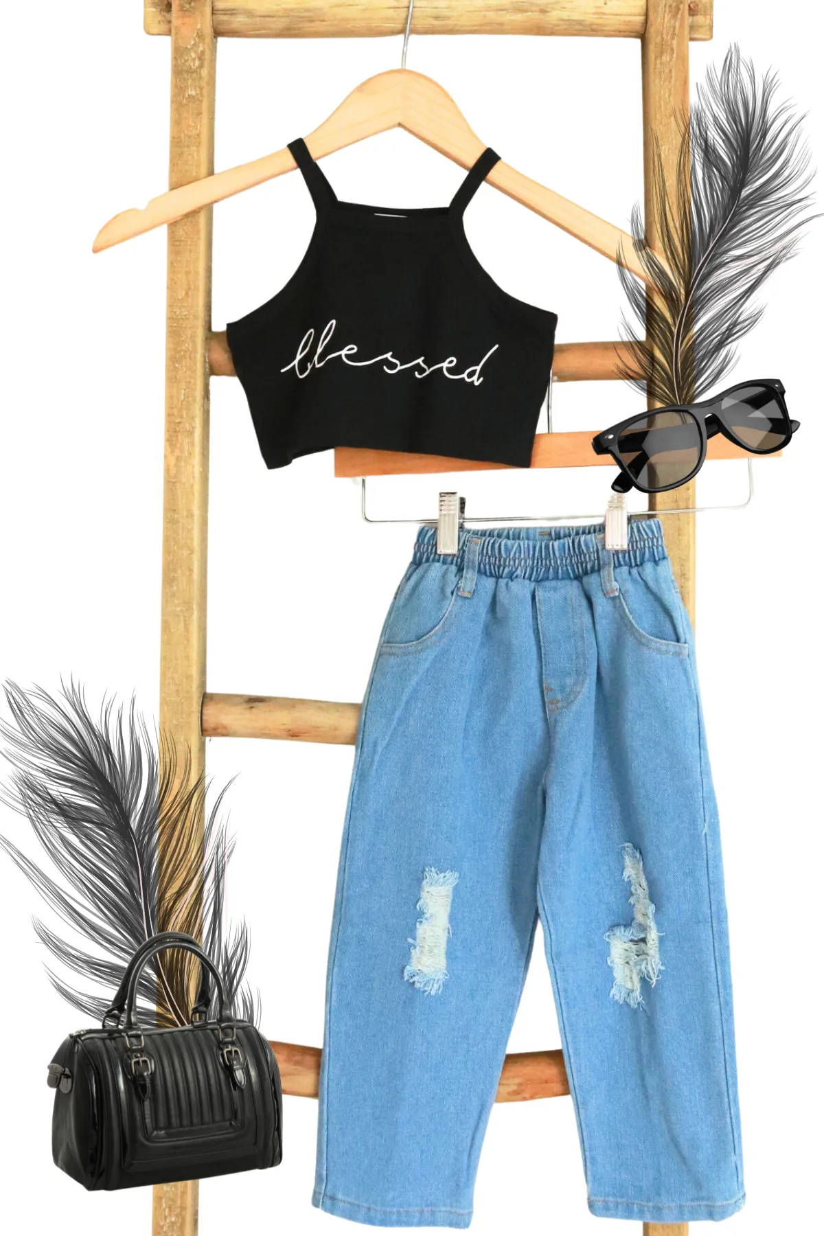 BLESSED CROP TOP | KIDS SIZE 2T-4T